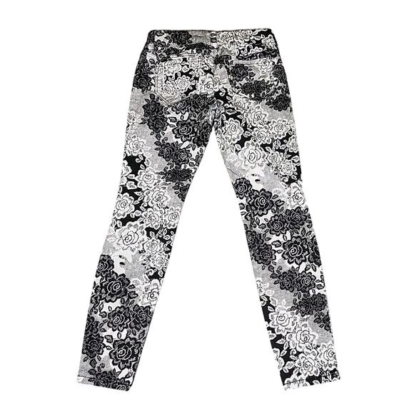 Candies Women's 3 Floral Pants Straight Cottage Core Low-Rise Country Coquette - Picture 6 of 8